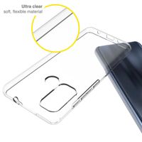 Accezz TPU Clear Cover für das Motorola Moto G60 - Transparent