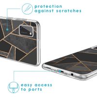 imoshion Design Hülle Samsung Galaxy A41 - Black Graphic