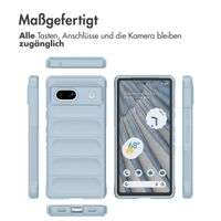 imoshion EasyGrip Back Cover für das Google Pixel 7a - Hellblau