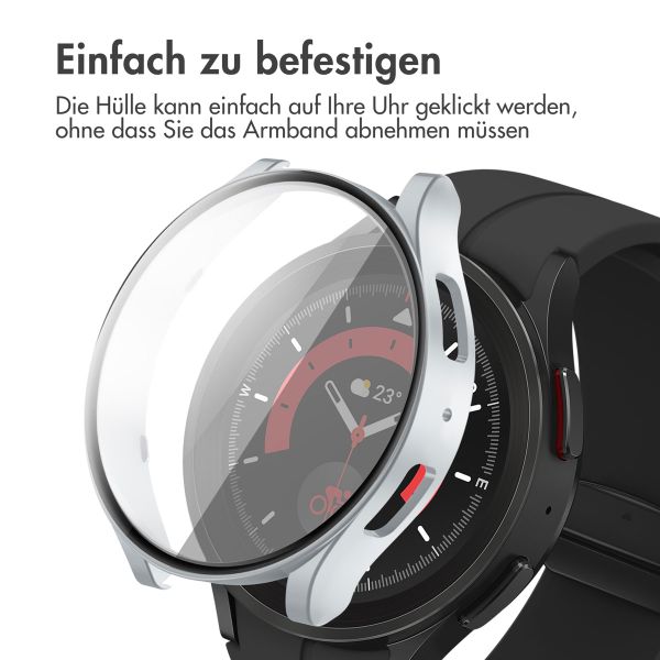 imoshion Full Cover Hard Case für das Samsung Galaxy Watch 6 44 mm - Silber