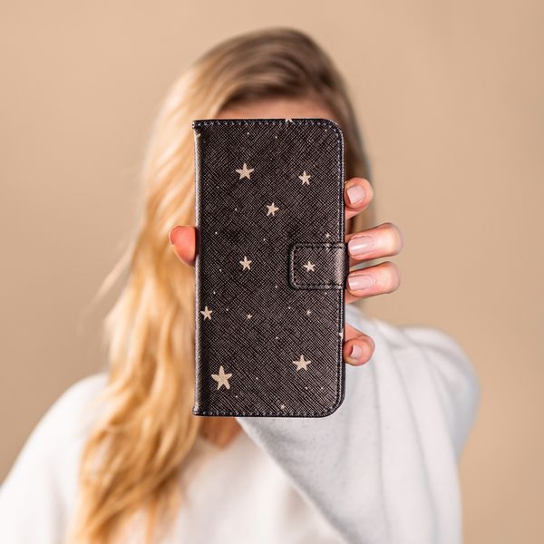 imoshion Design TPU Klapphülle Samsung Galaxy S10 - Stars Gold
