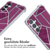 imoshion Design Hülle mit Band Samsung Galaxy A35 - Bordeaux Graphic