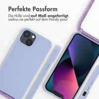 imoshion Silikonhülle mit Band für das iPhone 13 - Violett