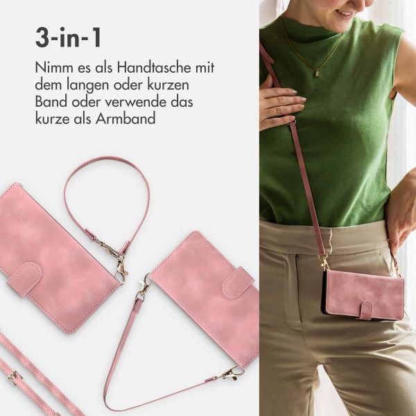 imoshion Klapphülle mit Kordel Apple iPhone SE (2022 / 2020) / 8 / 7 - Rosa