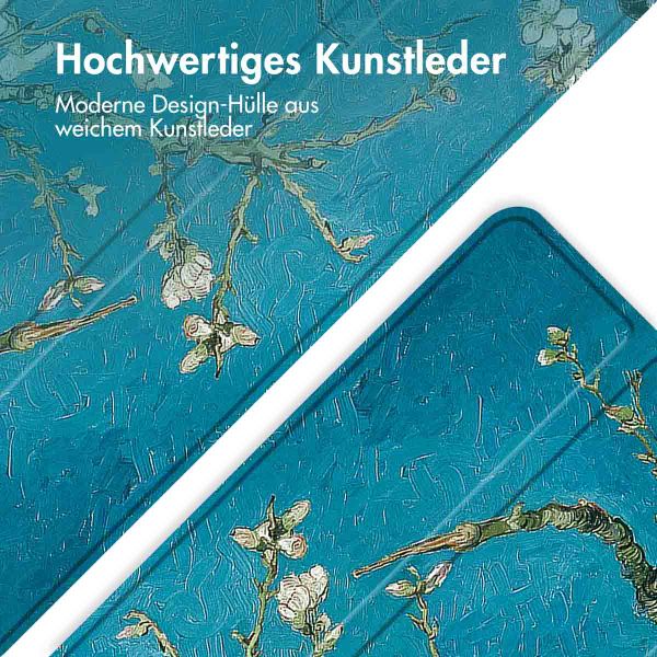 imoshion Design Trifold Klaphülle Apple iPad 11 (2025) 11 Zoll / iPad 10 (2022) 10.9 Zoll - Green Plant