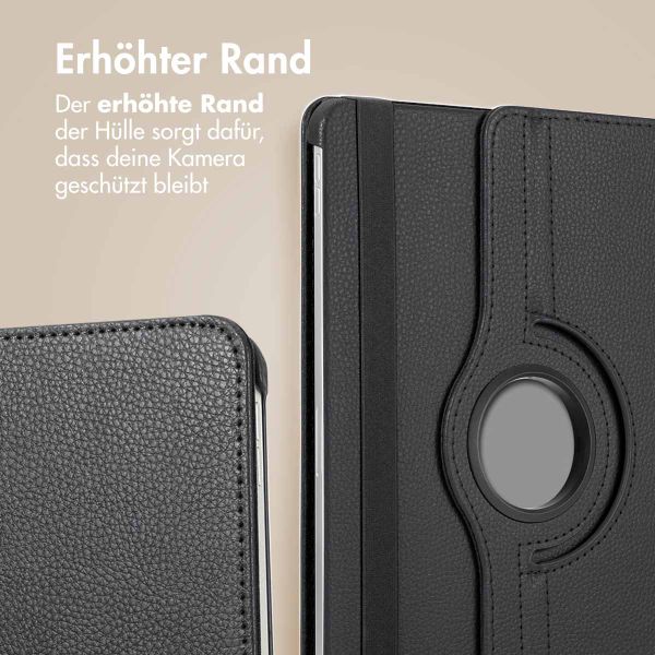 imoshion 360° drehbare Klapphülle Samsung Galaxy Tab S10 Ultra / Tab S9 Ultra - Schwarz