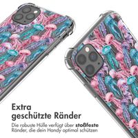 imoshion Design Hülle mit Band Apple iPhone 11 Pro Max - Jellyfish Watercolor