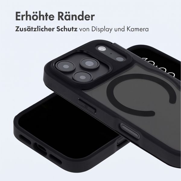 imoshion Transparente Bookcase mit MagSafe Apple iPhone 18 Pro / 17 Pro - Schwarz