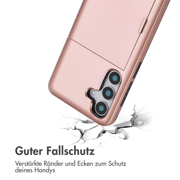 imoshion Backcover mit Kartenfach Samsung Galaxy S25 - Rosé gold
