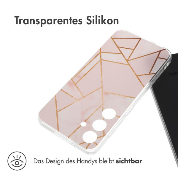 imoshion Design Hülle Samsung Galaxy S24 - Pink Graphic