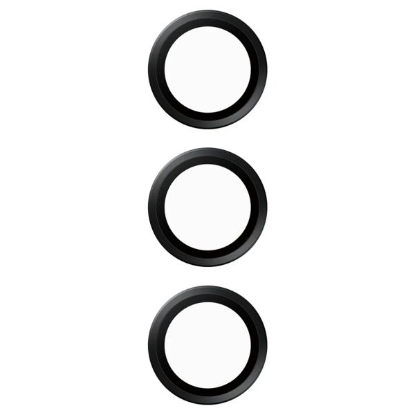 PanzerGlass Kameraprotektor Hoop Optic Rings für das Samsung Galaxy A25 (5G) - Black