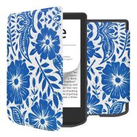 imoshion Design Slim Hard Case Klapphülle Pocketbook Verse / Verse Pro / Verse Pro Color / Vivlio Light / Light HD - Flower Tile