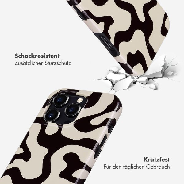 Selencia Vivid Rückabdeckung mit MagSafe Apple iPhone 16 Pro - Art Wave Black