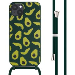 imoshion SilikonHülle design mit Band Apple iPhone 15 Plus - Avocado Green