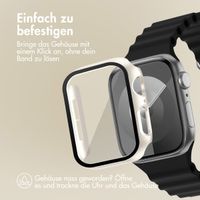 imoshion Full Cover Hard Case für die Apple Watch Series 4 / 5 / 6 / SE – 44 mm – Starlight