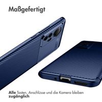 imoshion Carbon-Hülle für das Xiaomi 12 / 12X - Blau