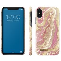 iDeal of Sweden Golden Blush Marble Fashion Back Case für das iPhone Xs / X