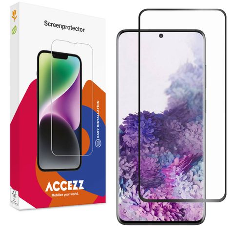 Accezz Full Cover Screen Protector aus gehärtetem Glas Samsung Galaxy S20 Plus