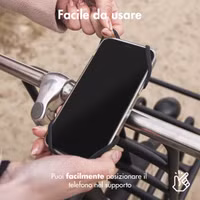 imoshion Silikon-Fahrrad-Handyhalterung - Universal - Schwarz