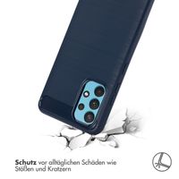 imoshion Brushed Back Cover für das Samsung Galaxy A32 (4G) - Dunkelblau