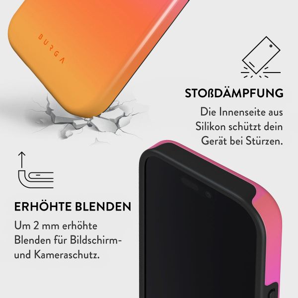 Burga Tough Back Cover für das iPhone 16 Pro Max - Sunset Club