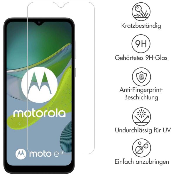 Selencia Screen Protector aus gehärtetem Glas Motorola Moto E13