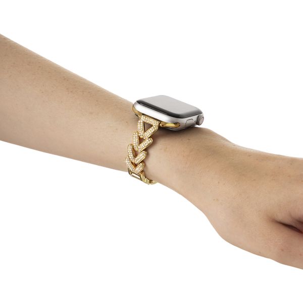 iDeal of Sweden Delicate Chain Watch Band für Apple Watch | 38/40/41/42 mm - Gold Sparkle