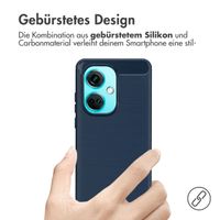 imoshion Brushed Back Cover für das OnePlus Nord CE 3 / CE 3 Lite - Dunkelblau