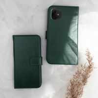 Selencia Echtleder Klapphülle Grün Samsung Galaxy A9 (2018)