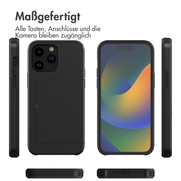 imoshion ﻿Backcover mit Kartenfach für das Apple iPhone 14 Pro - Schwarz