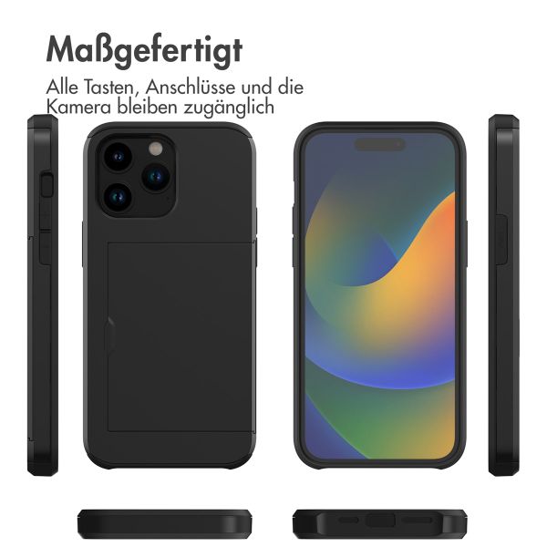 imoshion ﻿Backcover mit Kartenfach für das iPhone 14 Pro - Schwarz