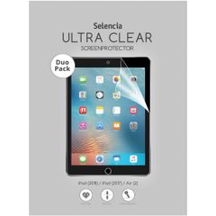Selencia Duo Pack Screenprotector Apple iPad 6 (2018) 9.7 Zoll / iPad 5 (2017) 9.7 Zoll / Air 2 (2014)/Air 1 (2013)