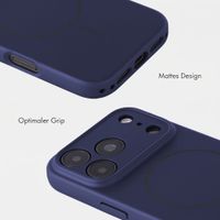 Accezz Grip Backcover mit MagSafe Apple iPhone 18 Pro / 17 Pro - Dunkelblau