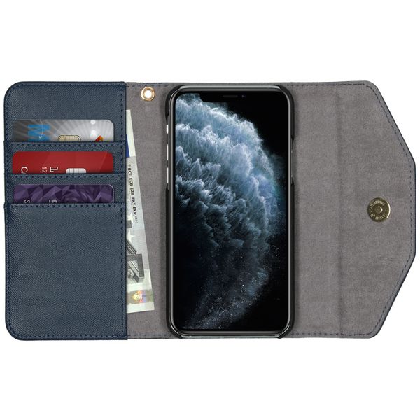 iDeal of Sweden Mayfair Clutch Dunkelblau für das iPhone 11 Pro