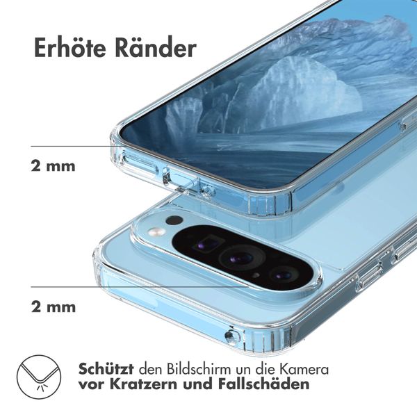 Accezz Xtreme Impact Case für das Google Pixel 9 Pro - Transparent