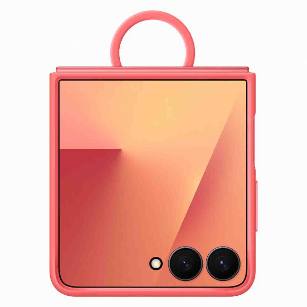 Samsung Original Silikon Cover Ring Samsung Galaxy Z Flip 7 - Red