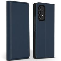 Accezz Premium Leather Slim Klapphülle für das Samsung Galaxy A53 - Dunkelblau