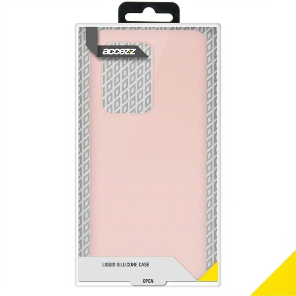 Accezz Liquid Silikoncase Samsung Galaxy S20 Ultra - Rosa