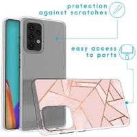 imoshion Design Hülle Samsung Galaxy A52(s) (5G/4G) - Pink Graphic