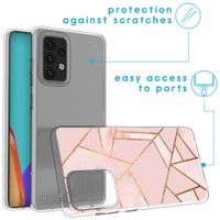 imoshion Design Hülle für das Samsung Galaxy A52(s) (5G/4G) - Pink Graphic