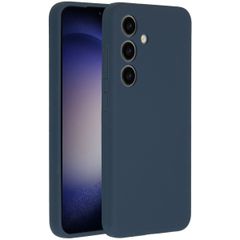Accezz Liquid Silikoncase Samsung Galaxy S24 - Dunkelblau
