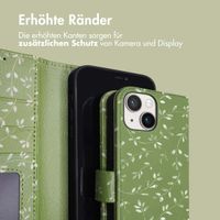 imoshion Design Klapphülle für das iPhone 14 - Green Flowers