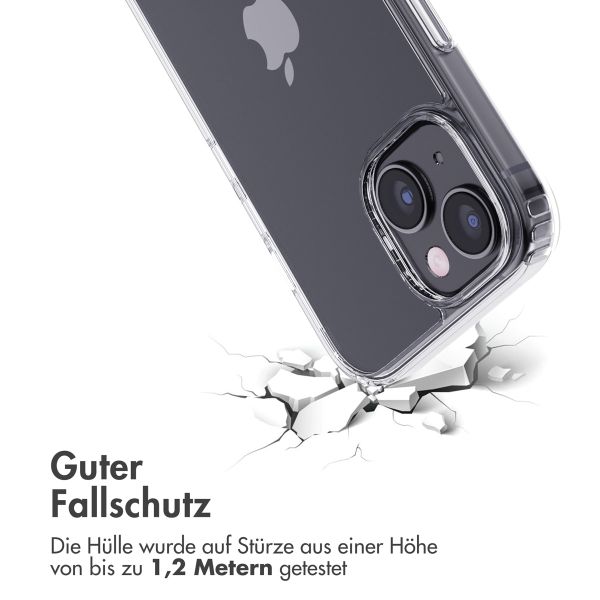 imoshion Back Cover mit Ständer für das iPhone 15 - Transparent