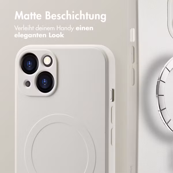 imoshion Color Back Cover mit MagSafe Apple iPhone 13 - Beige