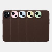 imoshion Texture Backcover Apple iPhone 15 - Dunkelbraun