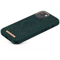 Njorð Collections Salmon Leather MagSafe Case für das iPhone 13 - Dark Green