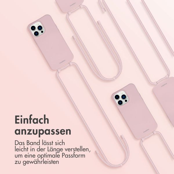 imoshion Color Backcover mit abtrennbarem Band iPhone 14 Pro Max - Rosa