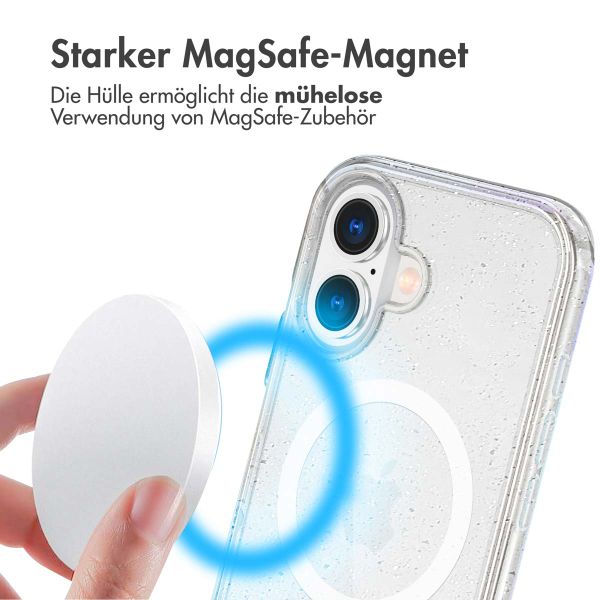imoshion Sparkle Back Cover mit MagSafe Apple iPhone 17 - Transparent