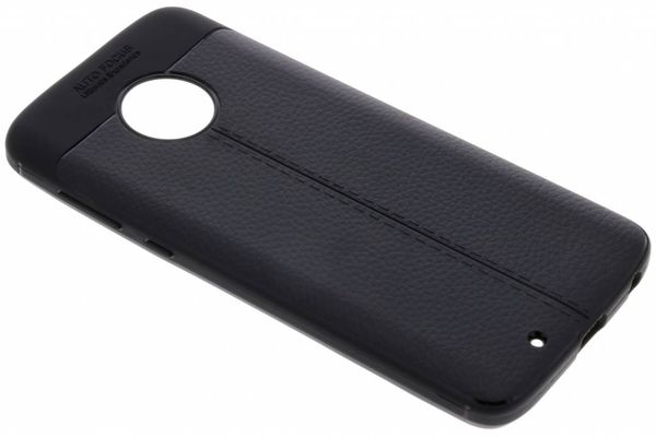 Leder Silikon-Case für Motorola Moto G6