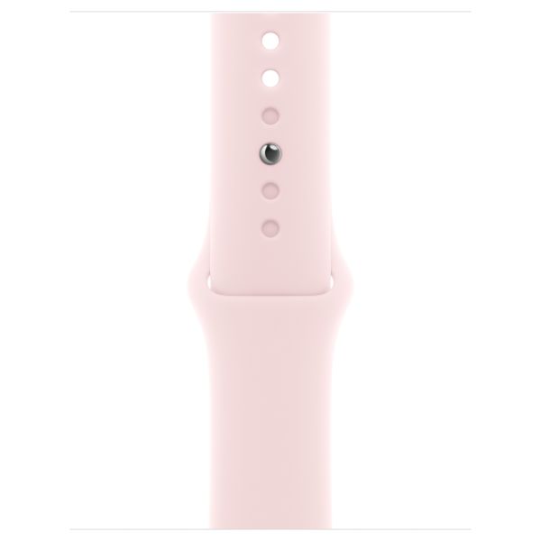 Apple Sport Band für die Apple Watch Series 1 bis 9 / SE (38/40/41 mm) | Series 10 (42 mm) - Größe S/M - Light Pink